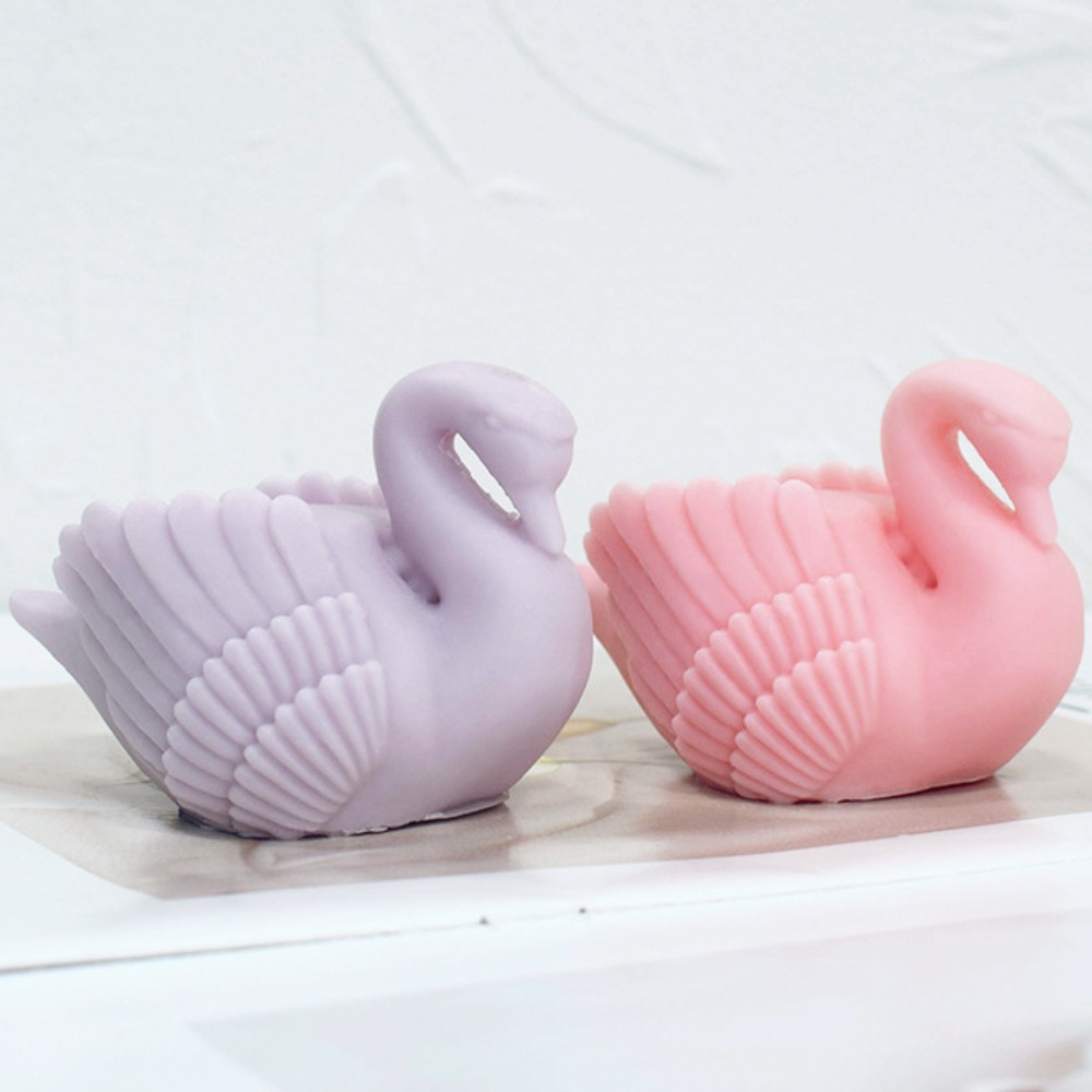 Resin Art Wedding Gift - 화이트 스완 실리콘 양초 금형 Cygnus