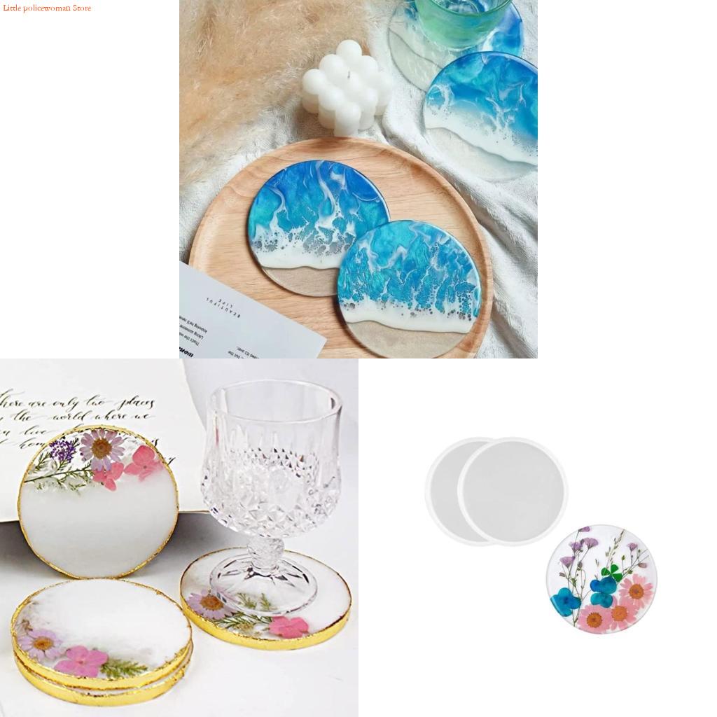 Resin Art Equipment - F92D 수지 코스터 금형, 에폭시 수지용