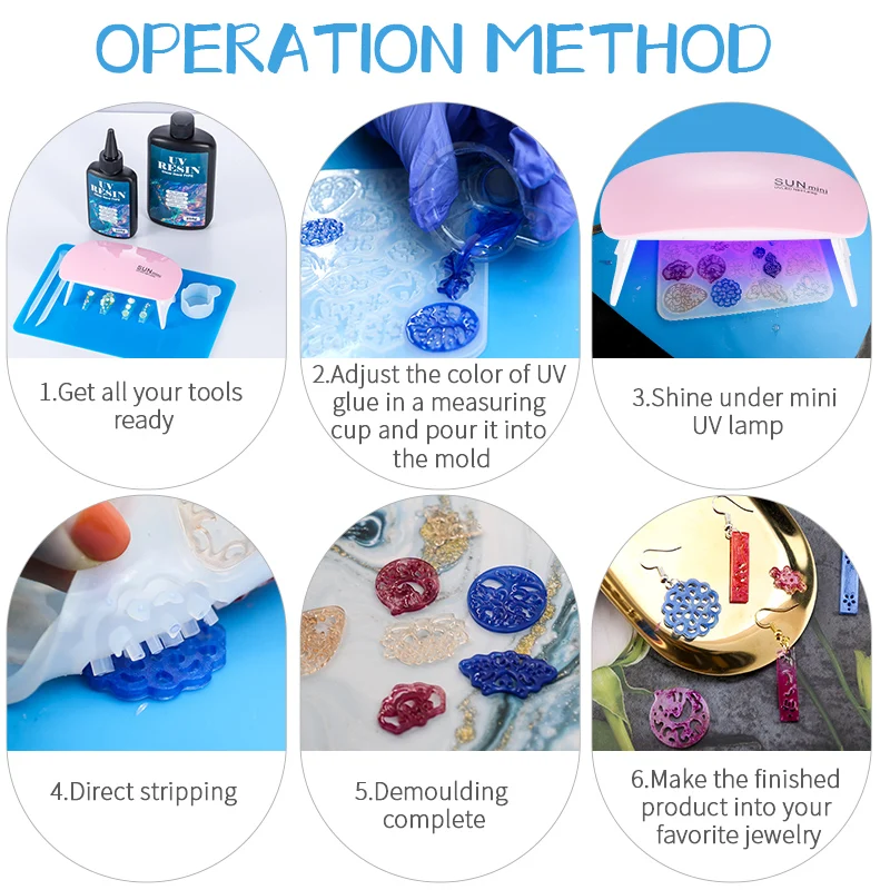 하드 UV 수지 접착제 키트 DIY를 만드는 예술 공예 - Resin Art Equipment 리뷰 및 가격
