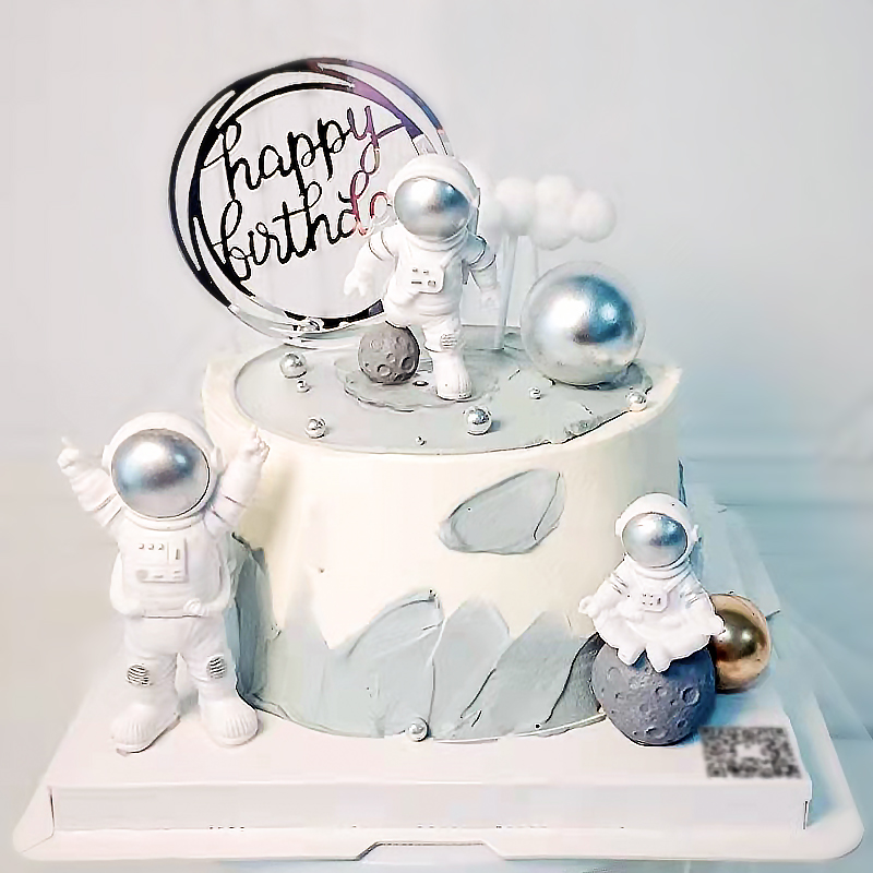 우주 비행사 케이크 토퍼 우주 공간 테마 생일 파티 디 - Resin Art Alphabet 리뷰 및 가격